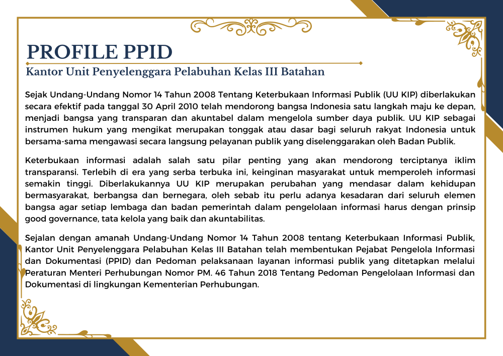 Profil PPID Pelaksana UPT