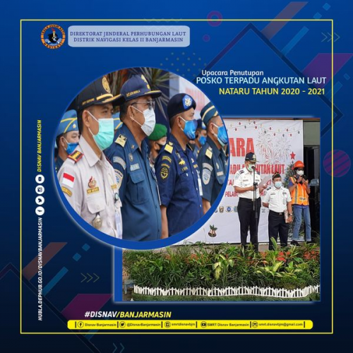 Upacara Penutupan Posko Siaga Natal Tahun 2020 dan Tahun Baru 2021