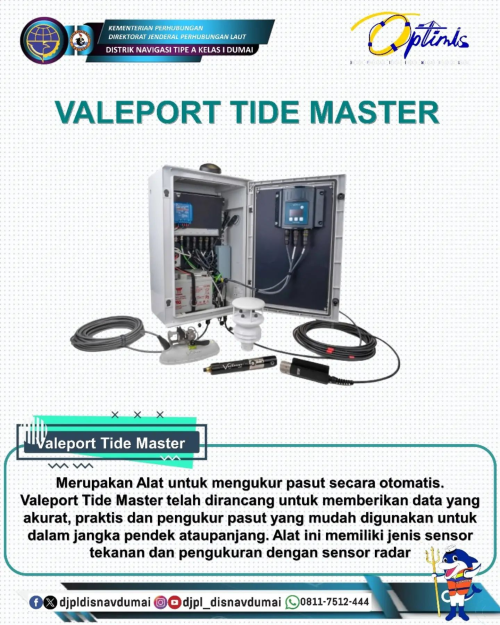 Fungsi dari Valeport Tide Master