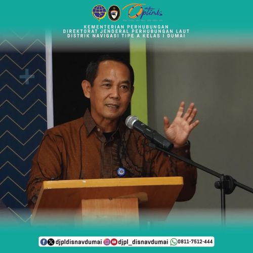 Sosialisasi Penarikan Jasa VTS bagi kapal yang melakukan kegiatan olah Gerak (SPOG) di perairan Dumai.