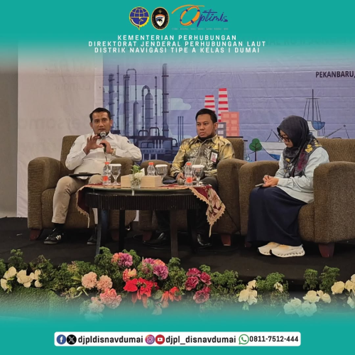 Rapat Koordinasi Pendahuluan Terkait Rencana Pembangunan Submarine Pipe Line (SPL) Jetty II di TUKS PT Kilang Pertamina Internasional RU II Sungai Pakning di Hotel Premiere Pekanbaru.