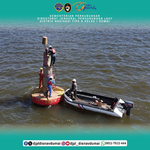 Perawatan Rambu Suar Tanjung Jati, Pelampung Suar No 1, No 2, No 4 dan No 6 Selat Rupat.