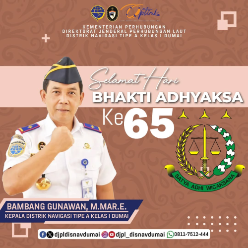 Selamat Hari Bhakti Adhyaksa ke-65