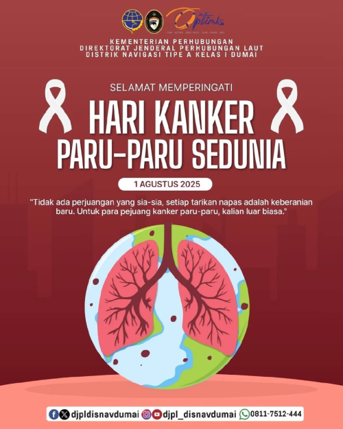 Selamat memperingati Hari Kanker Paru Paru Sedunia