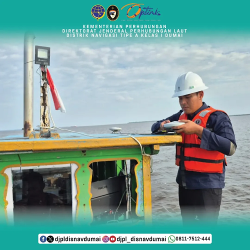 Kegiatan Survei Alur Perlintasan Laut di daerah Selat Lalang