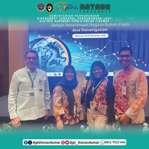 Undangan Sosialisasi terkait peraturan penerimaan Negara bukan pajak jasa kenavigasian.