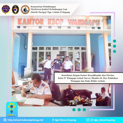 Koordinasi dengan KSOP & Monitoring SROP Kelas IV Waingapu