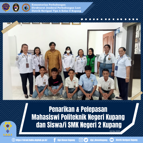 Penarikan dan pelepasan mahasiswa Politeknik Negeri Kupang dan siswa/i SMK Negeri 2 Kupang.