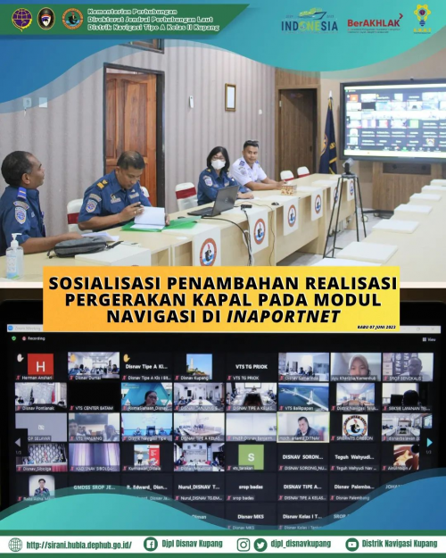 Sosialisasi Penambahan Realisasi Pergerakan Kapal pada Modul Navigasi di Inaportnet