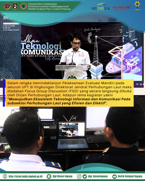 Mewujudkan Ekosistem Teknologi Informasi dan Komunikasi Pada subsektor Perhubungan Laut yang Efisien dan Efektif