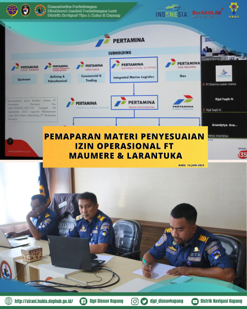 Pemaparan Materi Penyesuaian Izin Operasional FT Maumere & Larantuka