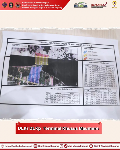 Peninjauan dan/atau Evaluasi Pelayanan Penyesuaian Pengoperasian Terminal Khusus (Tersus) PT Pertamina (Persero) Menjadi Terminal Khusus Niaga Minyak dan Gas Bumi PT Pertamina Patra Niaga di Desa Tanaduen, Kecamatan Kangen, Kabupaten Sikka, Provinsi Nusa Tenggara Timur