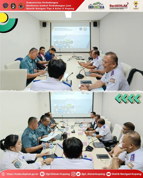 Rapat Konsinyering Rencana Penetapan Alur Pelayaran Masuk Pelabuhan Waingapu, Kabupaten Sumba Timur Provinsi NTT