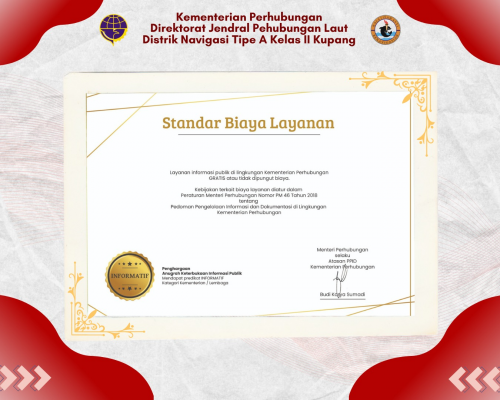 Standar Biaya Layanan