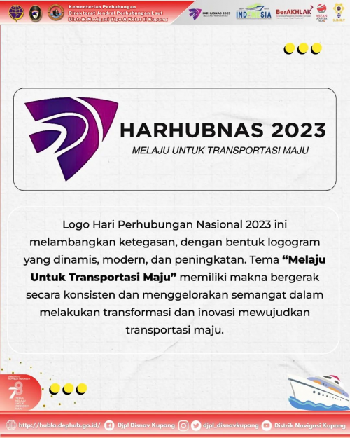 Magna Logo dan Tagline HARHUBNAS 2023