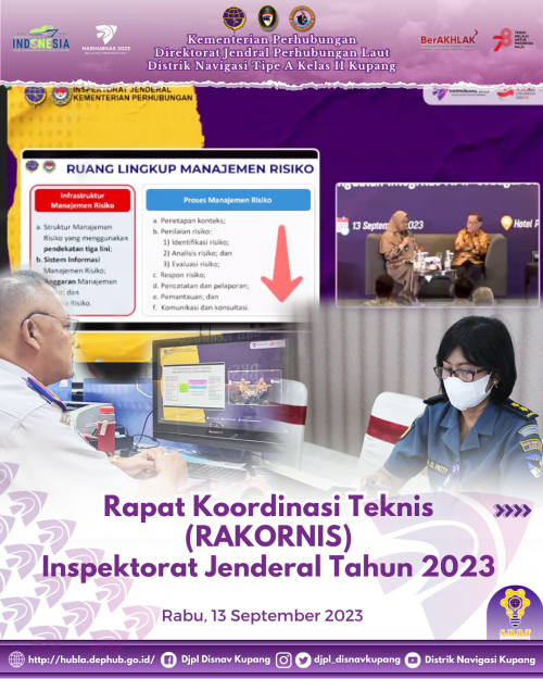 Rapat Koordinasi Teknis (Rakornis) Inspektorat Jenderal Tahun 2023