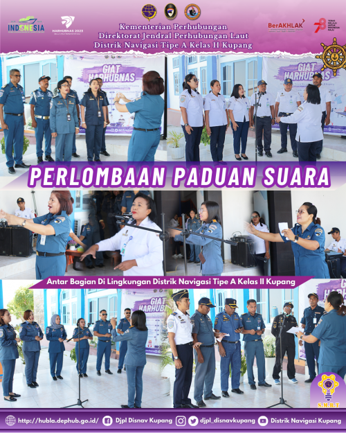 Penyelenggaraan lomba memperingati HARHUBNAS di Lingkungan Kantor Distrik Navigasi Tipe A Kelas II Kupang