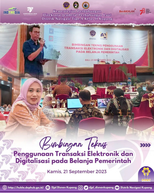 Bimbingan Teknis Penggunaan Transaksi Elektronik dan Digitalisasi pada Belanja Pemerintah