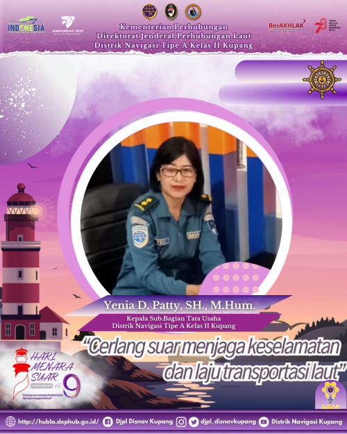 UcapanSelamat Hari Menara Suar yang ke - 9 Tahun 2023 dan Hari Maritim Nasional.  "Cerlang Suar Menjaga Keselamatan dan Laju Transportasi Laut" & "Layar Terkembang Menuju Indonesia Maju"