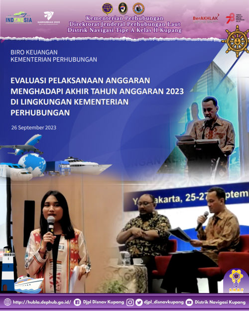 Evaluasi Pelaksanaan Anggaran Menghadapi Pelaksanaan Akhir Tahun 2023 di Lingkungan Kementerian Perhubungan