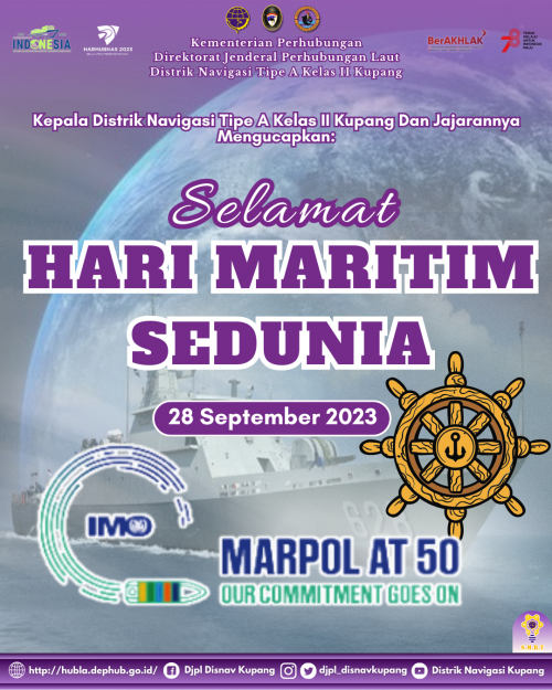 Ucapan Selamat Hari Maritim Sedunia