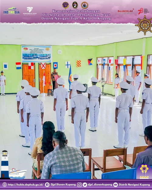 Upacara Pelantikan Calon Taruna/Taruni SMKS Kelautan Mentari Kupang Tahun Ajaran 2023/2024