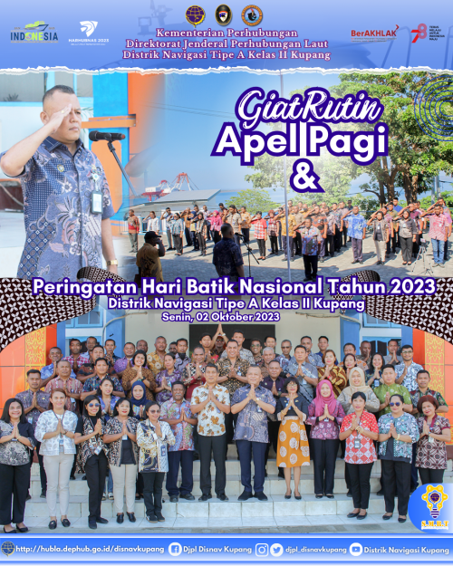 Apel Pagi dan Peringatan Hari Batik Nasional Tahun 2023