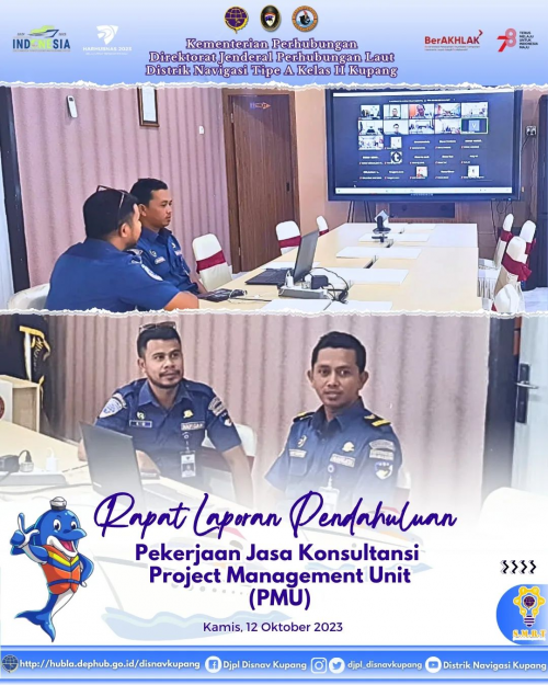 Rapat Laporan Pendahuluan Pekerjaan Jasa Konsultansi Project Management Unit (PMU)