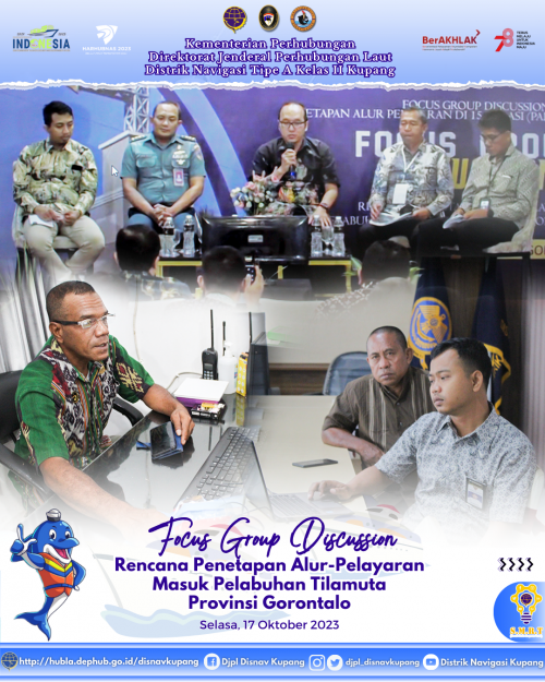 Focus Group Discussion (FGD) Rencana Penetapan Alur-Pelayaran Masuk Pelabuhan Tilamuta Provinsi Gorontalo