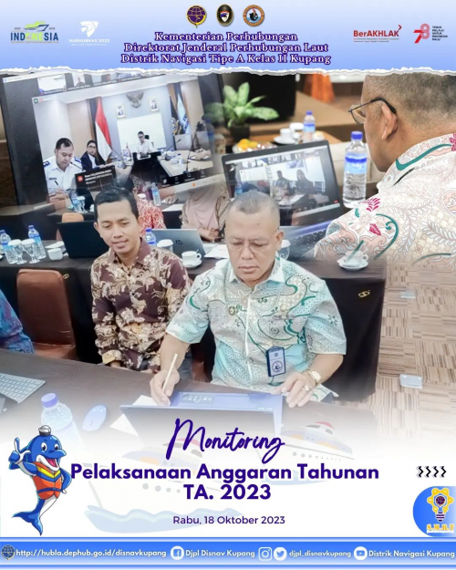 Monitoring Pelaksanaan Anggaran TA.2023
