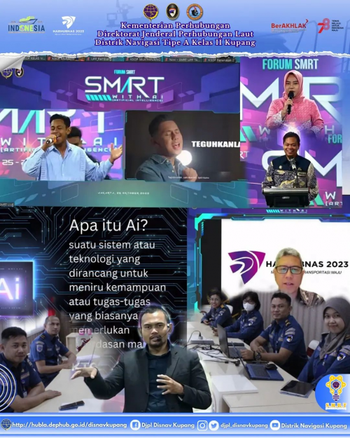 Forum SMRT Tahun 2023 (Sesi III) diselenggarakan dengan mengangkat tema "SMRT with AI (Artificial Intelligence)"