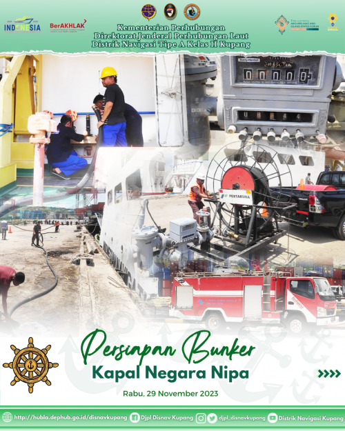 Persiapan Bunker Kapal Negara Nipa