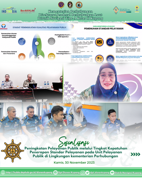 Peningkatan Pelayanan Publik melalui Tingkat Kepatuhan Penerapan Standar Pelayanan pada Unit Pelayanan Publik di Lingkungan Kementerian Perhubungan