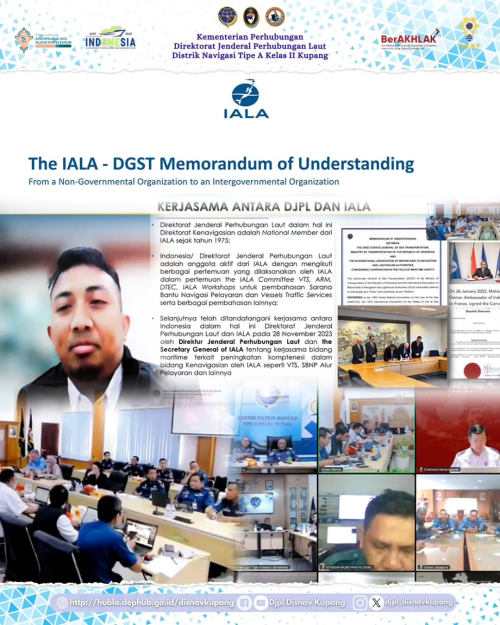 Briefing oleh Wakil Sekjen IALA terkait dengan ketentuan dan operasional Kenavigasian