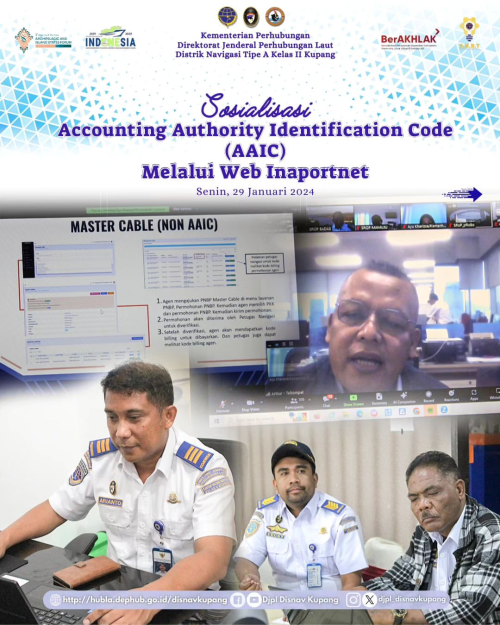 Sosialisasi Accounting Authority Identification Code melalui web Inaportnet