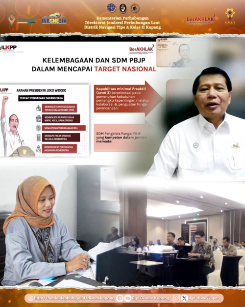 Sosialisasi dan Pembinaan Jabatan Fungsional Pengelola Pengadaan Barang/Jasa (JF PPBJ) di Lingkungan Kementerian Perhubungan