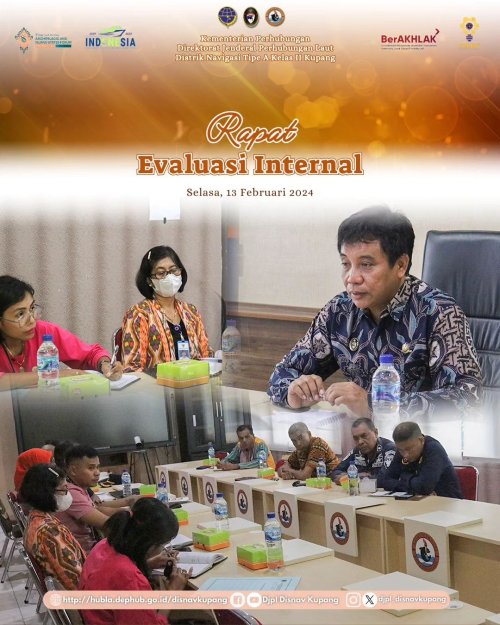 Rapat Evaluasi Internal bersama Pejabat Struktural di lingkup Dinas Kupang
