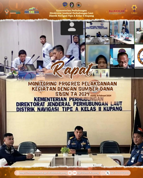 Rapat Monitoring Progres Kegiatan SBSN TA 2024.