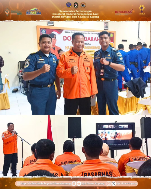 Kegiatan Donor Darah Memperingati HUT Ke-52 Badan Nasional Pencarian dan Pertolongan Tahun 2024