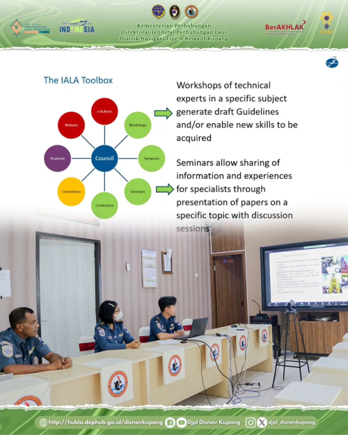 Rapat Koordinasi dengan Team Internasional Association of Marine AIDS to Navigation and Lighthouse Authorities (IALA)