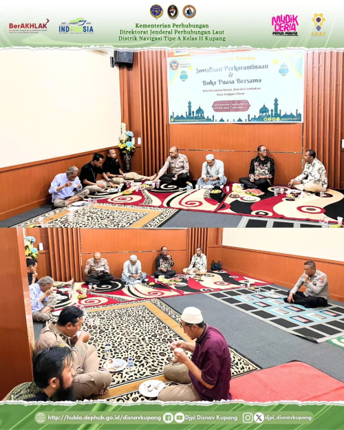 Sosialisasi Perkarantinaan dan Buka Puasa Bersama, yang diselenggarakan oleh Balai Karantina Hewan, Ikan dan Tumbuhan Nusa Tenggara Timur