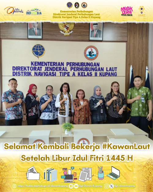 Ucapan Selamat Kembali Bekerja setelah Libu Lebaran (1445 H) Tahun 2024