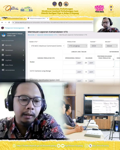 Bimbingan Teknis Pengisian dan Pelaporan Data Aset Kenavigasian pada Aplikasi SIMNAV