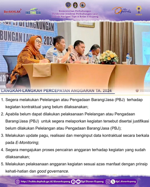 Inventarisasi Data Perubahan Dokumen Anggaran dan Updating Data Perubahan Dokumen Anggaran pada UPT Ditjen Hubla TA.2024
