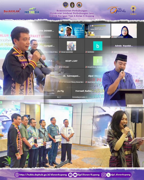 Focus Group Discussion (FGD) Rencana Penetapan Alur Pelayaran Masuk Pelabuhan Maumere/Laurentius Say Provinsi Nusa Tenggara Timur