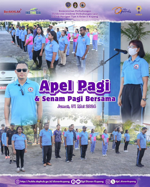 Apel Pagi dan Senam Bersama