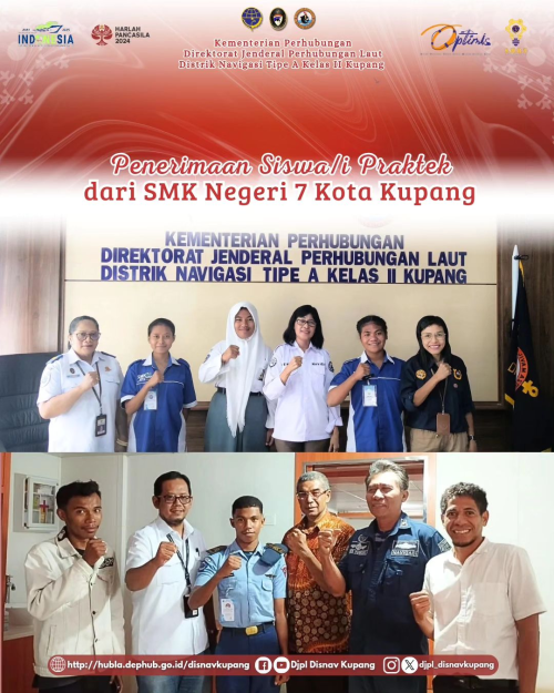 Penerimaan Siswa/i Praktek dari SMK Negeri 7 Kota Kupang