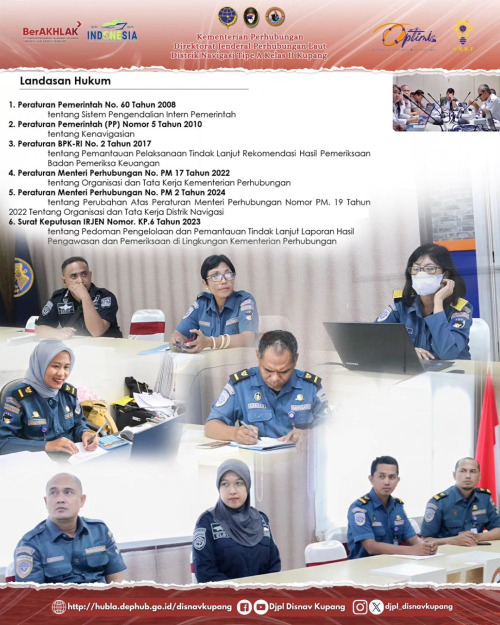 Rapat Persiapan Pembahasan Evaluasi tTemuan Hasil Pemeriksaan Laporan Keuangan di Lingkungan Direktorat Kenavigasian dan Distrik Navigasi