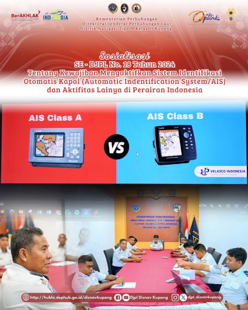 Pengawasan dan komunikasi sesuai SE-DJPL No.18 Tahun 2018 Tentang kewajiban mengaktifkan Sistem Identifikasi Otomatis Kapal (Automatic Identification System/AIS) dan Aktivitas Lainya di Perairan Indonesia.