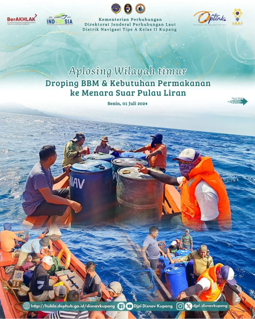 Giat yang lakukan Crew KN.Mina dalam melaksanakan Aplosing wilayah Timur